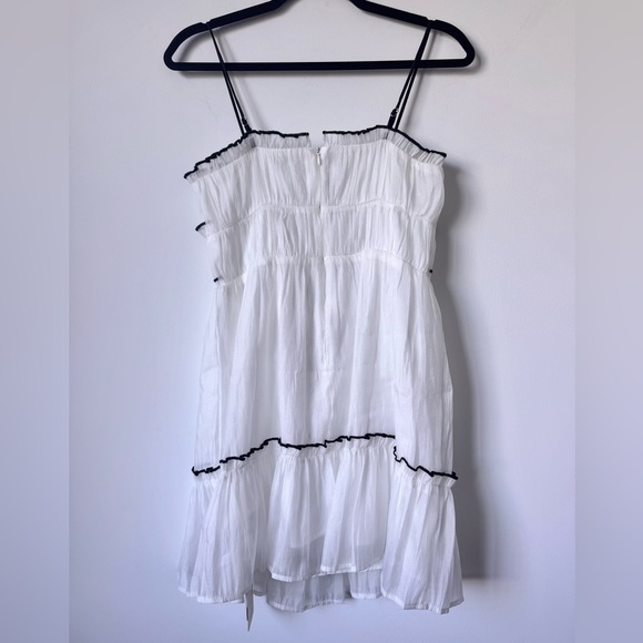 Commense Sweetheart Flowy Tie-Front Short Dress - Size S - Picture 10 of 10